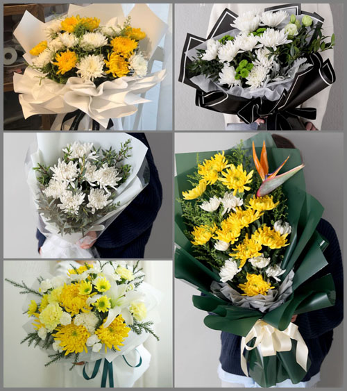 广东广州市黄埔区白事花束代送